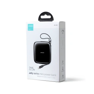Powerbank Joyroom JR-L002 Jelly Series 10000mAh 22.5W + kabel USB-C czarny