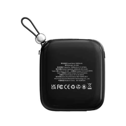 Buy Powerbank Joyroom JR-L002 Jelly Series 10000mAh 22.5W + USB-C cable black - JYR619 - {ean13} - Home Screen Store Europe