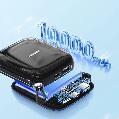 Buy Powerbank Joyroom JR-L002 Jelly Series 10000mAh 22.5W + USB-C cable black - JYR619 - {ean13} - Home Screen Store Europe