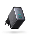 Joyroom Ladegerät TCG02 GaN 67W 4-Port (2x USB, 2x USB C) schwarz + USB-C/USB-C 100W Kabel 1.2m