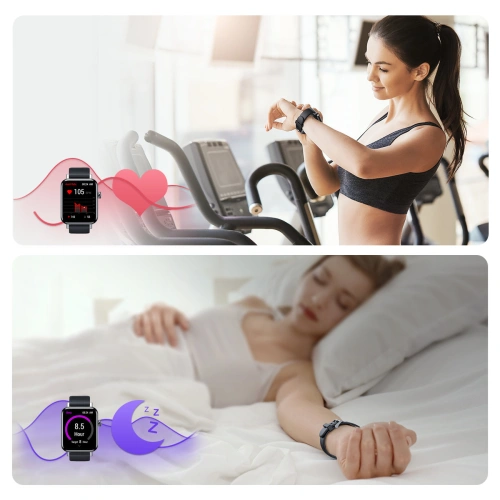 Kup Smartwatch Joyroom JR-FT5 Fit-Life Series IP68 negru - JYR622 - {ean13} - Sklep Home Screen