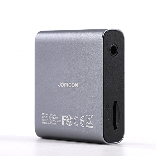 Kup Transmitter Joyroom JR-CB2 Bluetooth AUX (adó/v receiver) autóhoz/tévéhez szürke - JYR623 - {ean13} - Sklep Home Screen