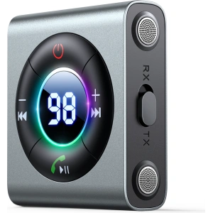 Kup Transmiter Joyroom JR-CB2 Bluetooth AUX (vysílač/přijímač) do auta/televize šedý - JYR623 - {ean13} - Sklep Home Screen
