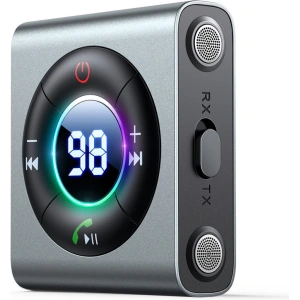 Kup Transmiter Joyroom JR-CB2 Bluetooth AUX (vysílač/přijímač) do auta/televize šedý - JYR623 - {ean13} - Sklep Home Screen
