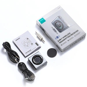 Buy Transmitter Joyroom JR-CB2 Bluetooth AUX (transmitter/receiver) for car/TV grey - JYR623 - {ean13} - Home Screen Store Europe