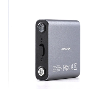 Kup Transmiter Joyroom JR-CB2 Bluetooth AUX (vysílač/přijímač) do auta/televize šedý - JYR623 - {ean13} - Sklep Home Screen