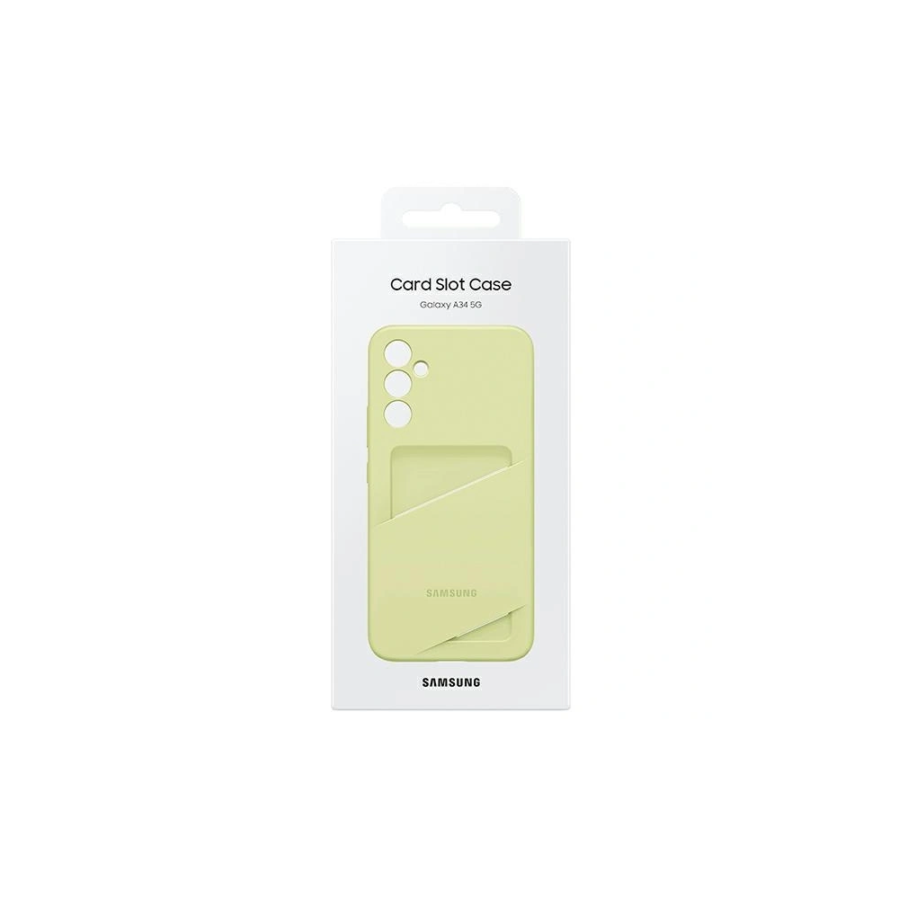 Etui Samsung Galaxy A34 5G EF-OA346TGEGWW limonka/lime Card Slot Cover