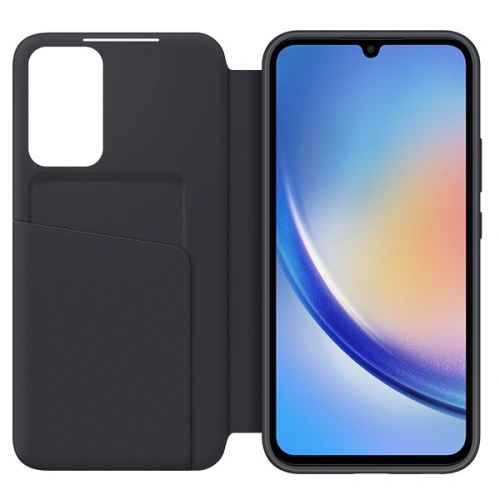 Kup Etui Samsung Galaxy A34 5G EF-ZA346CBEGWW fekete/black Smart View Wallet Case - SMG875 - {ean13} - Sklep Home Screen