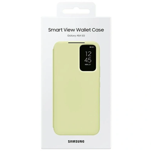 Buy Case Samsung Galaxy A34 5G EF-ZA346CGEGWW lime/lime Smart View Wallet Case - SMG876 - {ean13} - Home Screen Store Europe