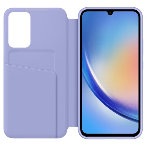 Kup Samsung Tasche Galaxy A34 5G EF-ZA346CVEGWW berry/blueberry Smart View Wallet Case - SMG877 - {ean13} - Sklep Home Screen