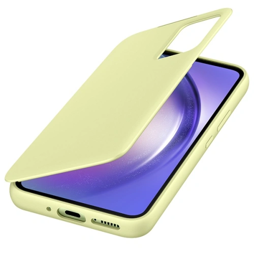 Kup Samsung Tasche Galaxy A54 5G EF-ZA546CGEGWW lime/lime Smart View Wallet Case - SMG879 - {ean13} - Sklep Home Screen