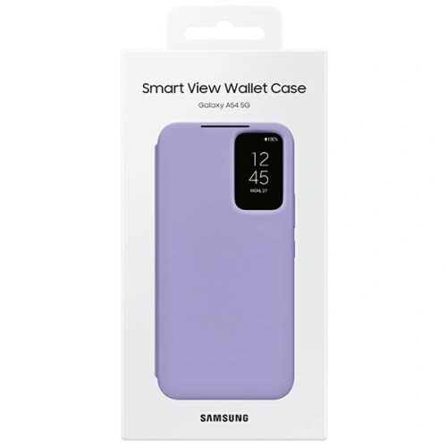 Kup Etui Samsung Galaxy A54 5G EF-ZA546CVEGWW jagoda/blueberry Smart View Wallet Case - SMG880 - {ean13} - Sklep Home Screen