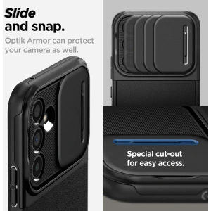 Buy Case Spigen Optik Armor Samsung Galaxy A54 5G Black - SPN2812 - {ean13} - Home Screen Store Europe