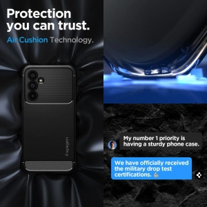 Buy Case Spigen Rugged Armor Samsung Galaxy A54 5G Matte Black - SPN2815 - {ean13} - Home Screen Store Europe