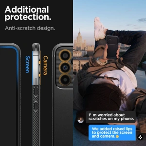 Buy Case Spigen Rugged Armor Samsung Galaxy A54 5G Matte Black - SPN2815 - {ean13} - Home Screen Store Europe