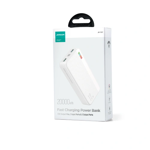 Buy Powerbank Joyroom JR-T017 Dazzling Series 20000mAh 12W white - JYR626 - {ean13} - Home Screen Store Europe