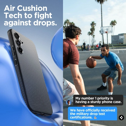 Kup Spigen Samsung Case Liquid Air Galaxy A54 5G Mattschwarz - SPN2816 - {ean13} - Sklep Home Screen