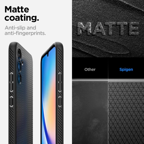 Kup Spigen Samsung Gehäuse Liquid Air Galaxy A34 5G Mattschwarz - SPN2823 - {ean13} - Sklep Home Screen