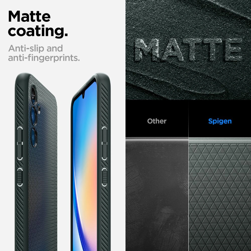 Etui Spigen Liquid Air Samsung Galaxy A34 5G Abyss Green