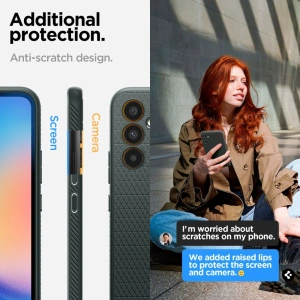 Kup Spigen Samsung Gehäuse Liquid Air Galaxy A34 5G Abyss Grün - SPN2825 - {ean13} - Sklep Home Screen
