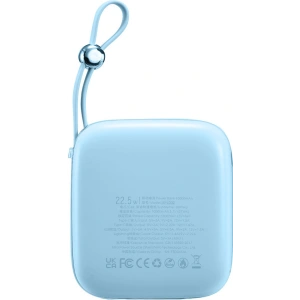 Powerbank Joyroom JR-L003 Jelly Series 10000mAh 22.5W + kabel Lightning niebieski