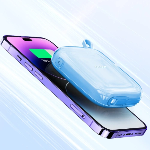 Kup Powerbank Joyroom JR-L003 Jelly Series 10000mAh 22.5W + kabel Lightning niebieski - JYR631 - {ean13} - Sklep Home Screen