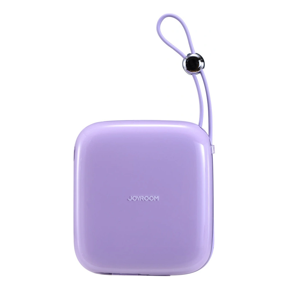 Powerbank Joyroom JR-L003 Jelly Series 10000mAh 22.5W + kabel Lightning fioletowy