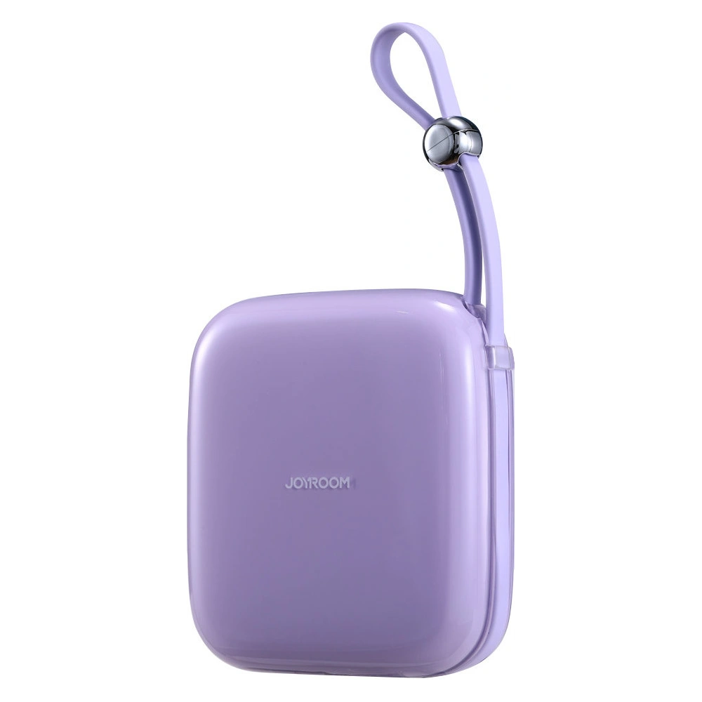 Powerbank Joyroom JR-L003 Jelly Series 10000mAh 22.5W + kabel Lightning fioletowy