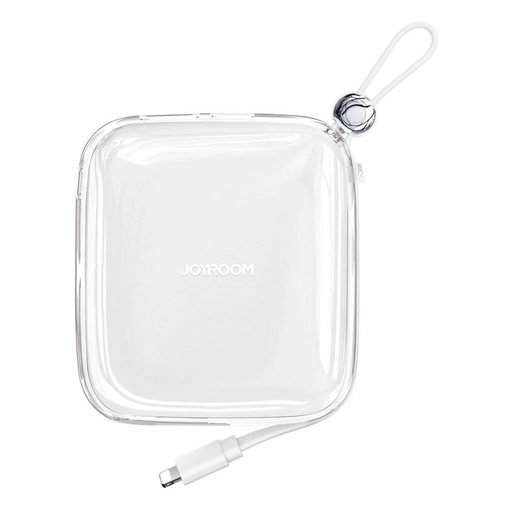 Powerbank Joyroom JR-L003 Jelly Series 10000mAh 22.5W + kabel Lightning biały