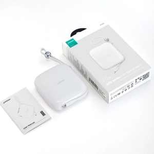 Powerbank Joyroom JR-L003 Jelly Series 10000mAh 22.5W + kabel Lightning biały