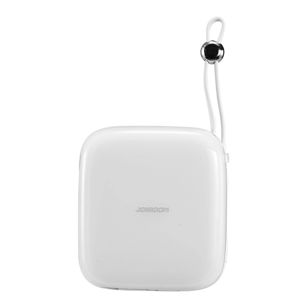 Powerbank Joyroom JR-L003 Jelly Series 10000mAh 22.5W + kabel Lightning biały