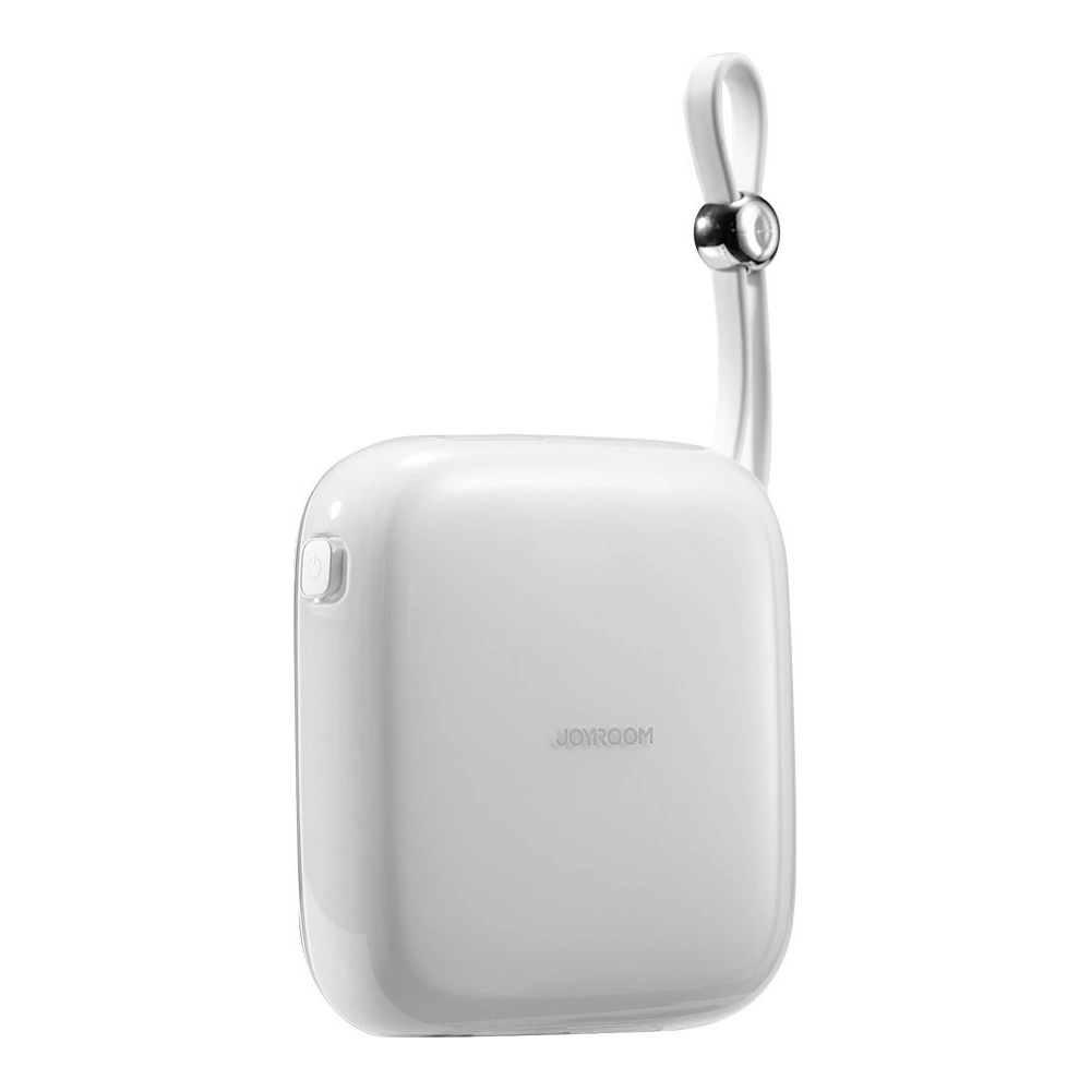 Powerbank Joyroom JR-L003 Jelly Series 10000mAh 22.5W + kabel Lightning biały