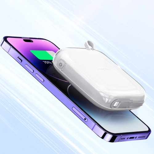 Kup Powerbank Joyroom JR-L003 Jelly Series 10000mAh 22.5W + kabel Lightning biały - JYR633 - {ean13} - Sklep Home Screen