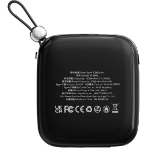 Powerbank Joyroom JR-L003 Jelly Series 10000mAh 22.5W + kabel Lightning czarny