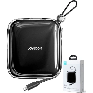 Powerbank Joyroom JR-L003 Jelly Series 10000mAh 22.5W + kabel Lightning czarny