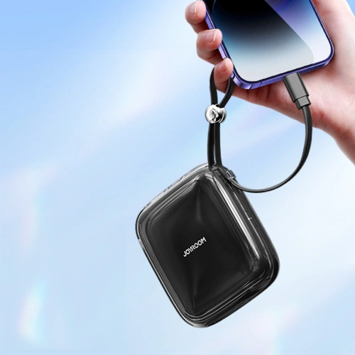 Kup Powerbank Joyroom JR-L003 Jelly Series 10000mAh 22.5W + kabel Lightning czarny - JYR634 - {ean13} - Sklep Home Screen