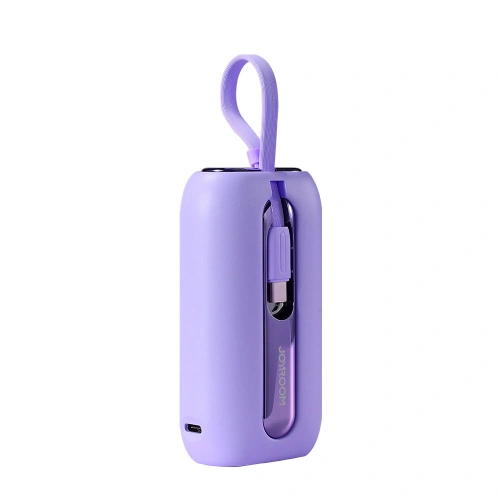 Kup Powerbank Joyroom JR-L012 Colorful Series 10000mAh 22.5W+ kabel USB-C i Lightning fioletowy - JYR635 - {ean13} - Sklep Home Screen