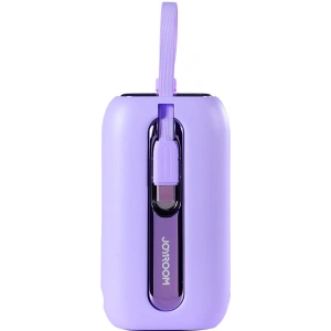 Powerbank Joyroom JR-L012 Colorful Series 10000mAh 22.5W+ kabel USB-C i Lightning fioletowy