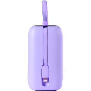 Powerbank Joyroom JR-L012 Colorful Series 10000mAh 22.5W+ kabel USB-C i Lightning fioletowy