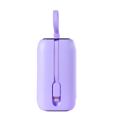 Kup Powerbank Joyroom JR-L012 Colorful Series 10000mAh 22.5W+ kabel USB-C i Lightning fioletowy - JYR635 - {ean13} - Sklep Home Screen