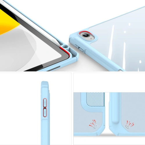 Buy Dux Ducis Toby Apple iPad 10.9 2022 (10th generation) case + Pencil holder blue - DDS1628 - {ean13} - Home Screen Store Europe