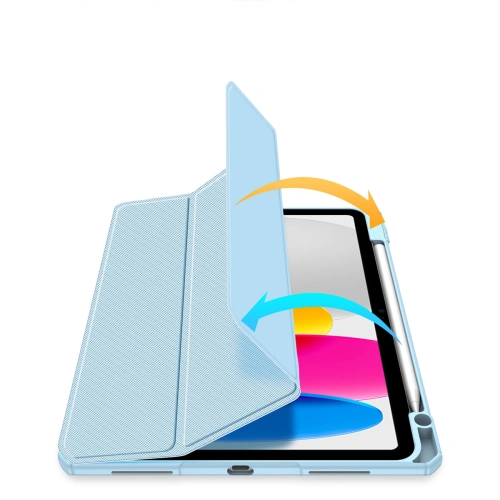Buy Dux Ducis Toby Apple iPad 10.9 2022 (10th generation) case + Pencil holder blue - DDS1628 - {ean13} - Home Screen Store Europe