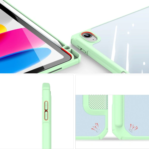 Kup Apple Dux Ducis Toby Tasche iPad 10.9 2022 (10. Generation) + Pencil Halter grün - DDS1629 - {ean13} - Sklep Home Screen