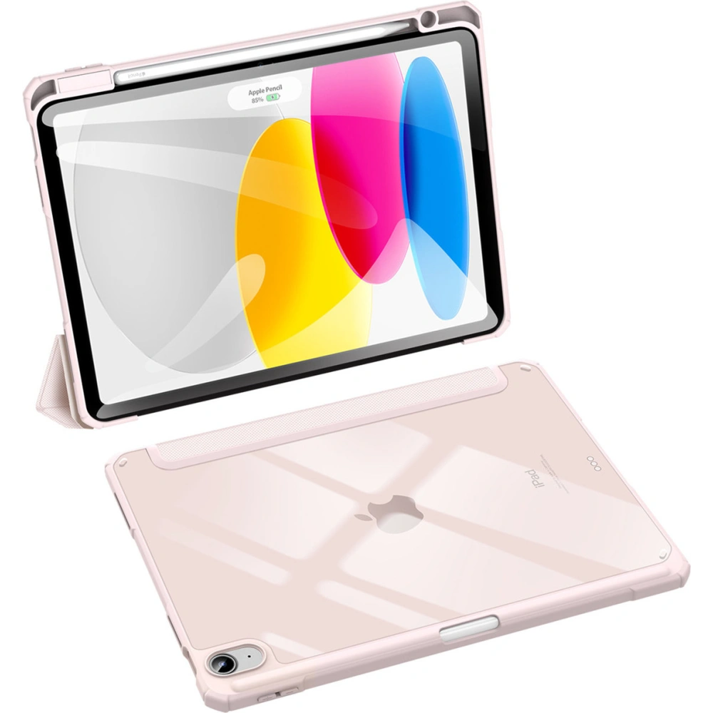 Etui Dux Ducis Toby Apple iPad 10.9 2022 (10. generacji) + Pencil holder różowe