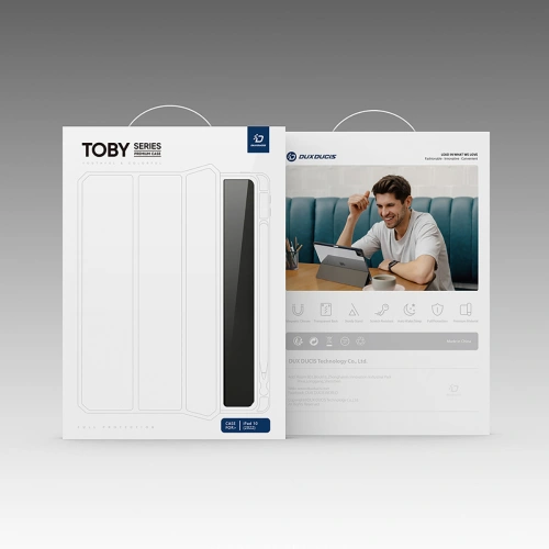 Kup Dux Ducis Toby tok Apple iPad 10.9 2022 (10. generációs) + ceruza tartó rózsaszín - DDS1630 - {ean13} - Sklep Home Screen