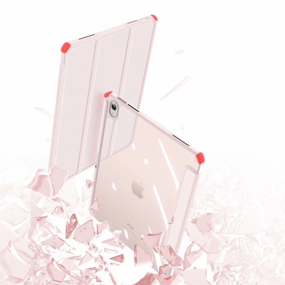 Etui Dux Ducis Toby Apple iPad 10.9 2022 (10. generacji) + Pencil holder różowe