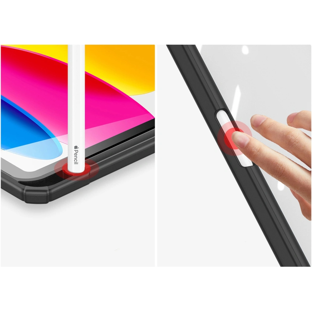 Etui Dux Ducis Toby Apple iPad 10.9 2022 (10. generacji) + Pencil holder różowe