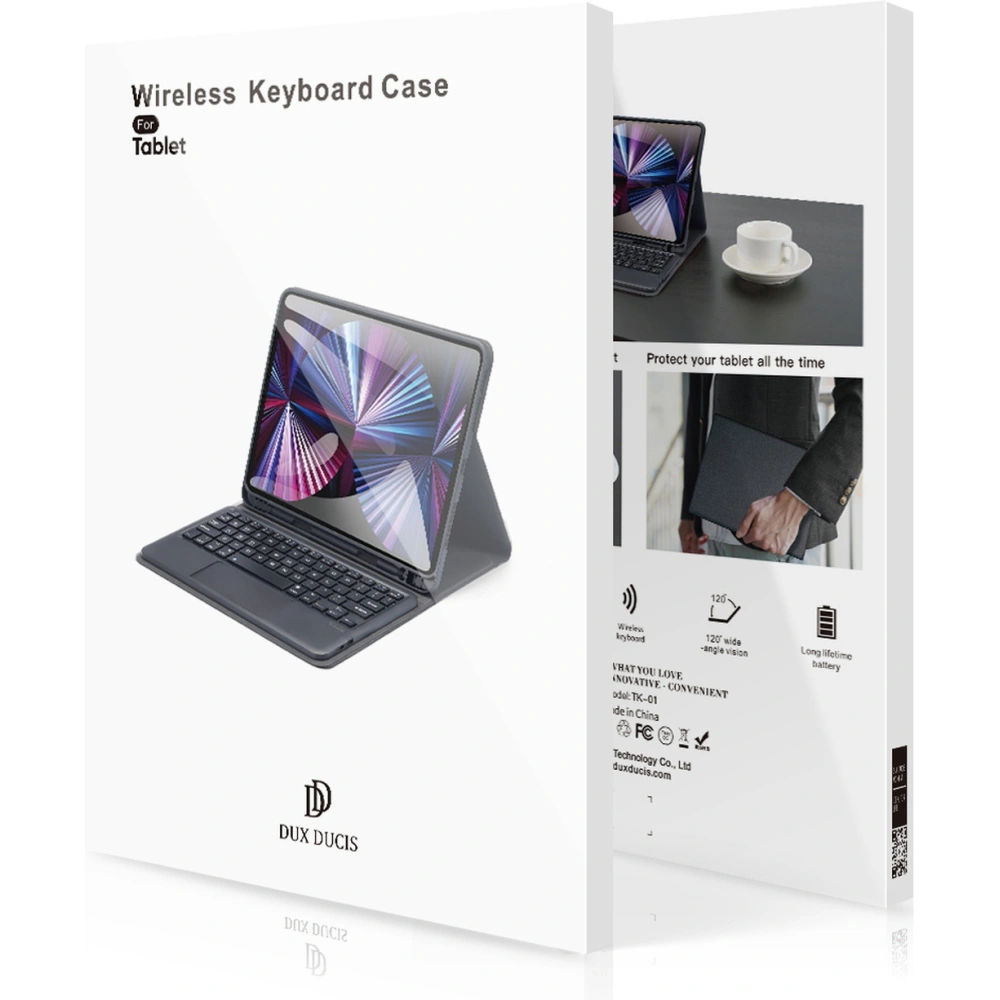 Etui Dux Ducis Touchpad Keyboard Apple iPad 10.9 2022 (10. generacji) czarna