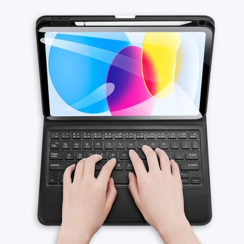 Buy Dux Ducis Touchpad Keyboard Case Apple iPad 10.9 2022 (10th generation) black - DDS1634 - {ean13} - Home Screen Store Europe
