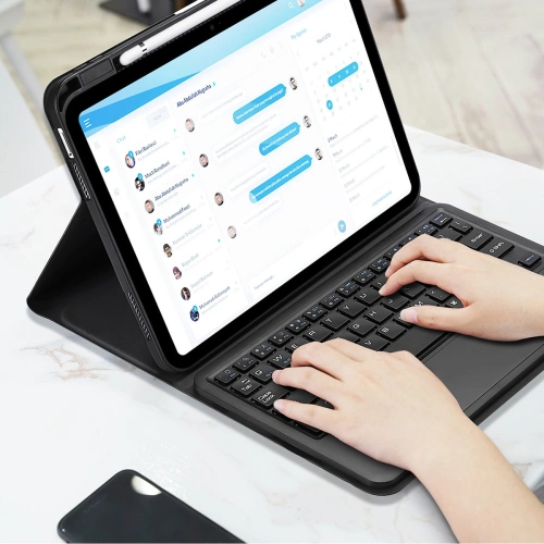 Buy Dux Ducis Touchpad Keyboard Case Apple iPad 10.9 2022 (10th generation) black - DDS1634 - {ean13} - Home Screen Store Europe